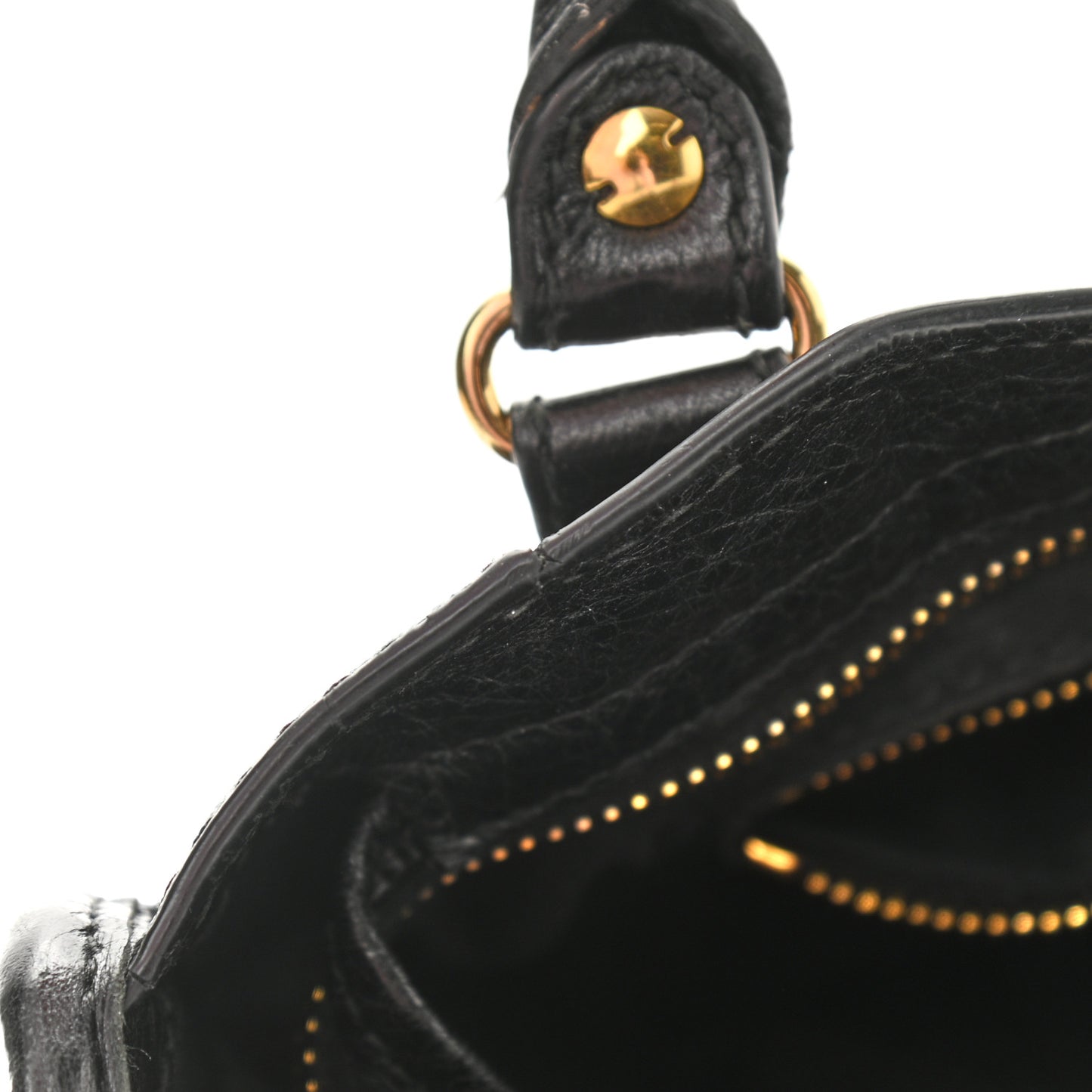 Agneau Giant 12 Gold Hardware Mini City Black
