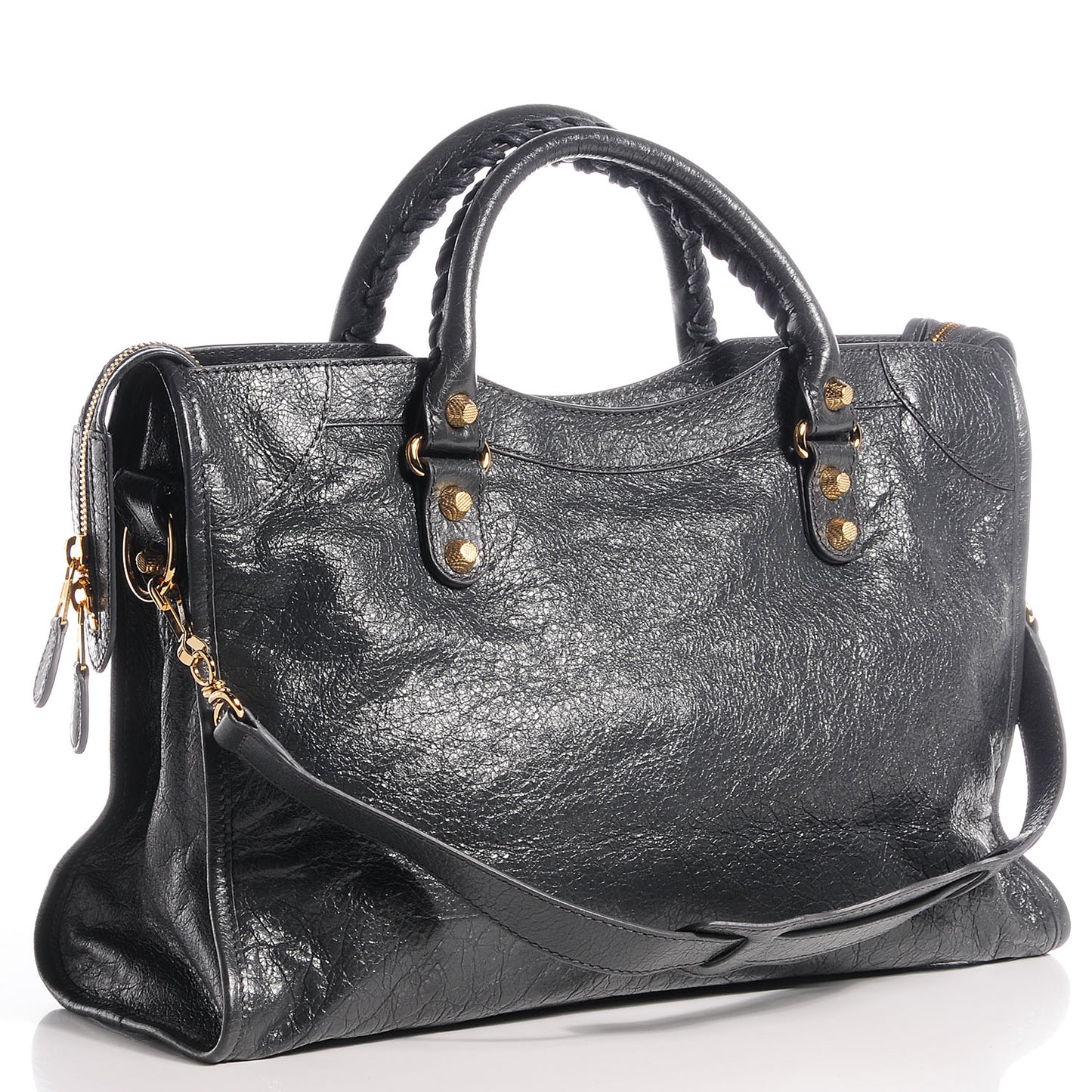 Agneau Giant 12 Gold Hardware City Gris Fossile