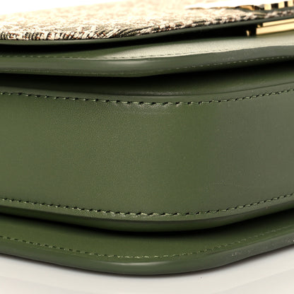 Loewe Jacquard Anagram Calfskin Goya Bag Green Avocado 8 of 9