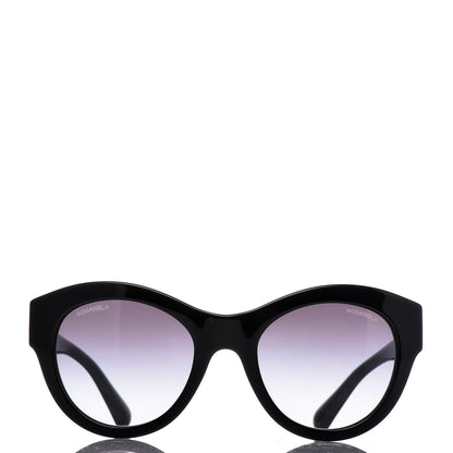 Chanel Acetate Butterfly Sunglasses 5371 Black 2 of 7