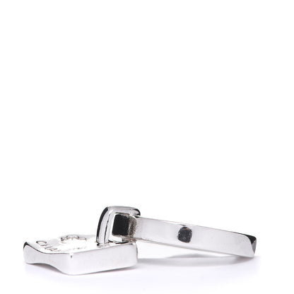 Chanel Sterling Silver Number 5 Charm Ring 52 6 2 of 6