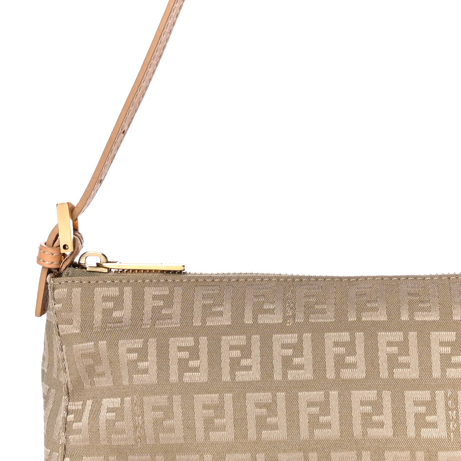 Fendi Zucchino Pochette Beige Naturale 7 of 11