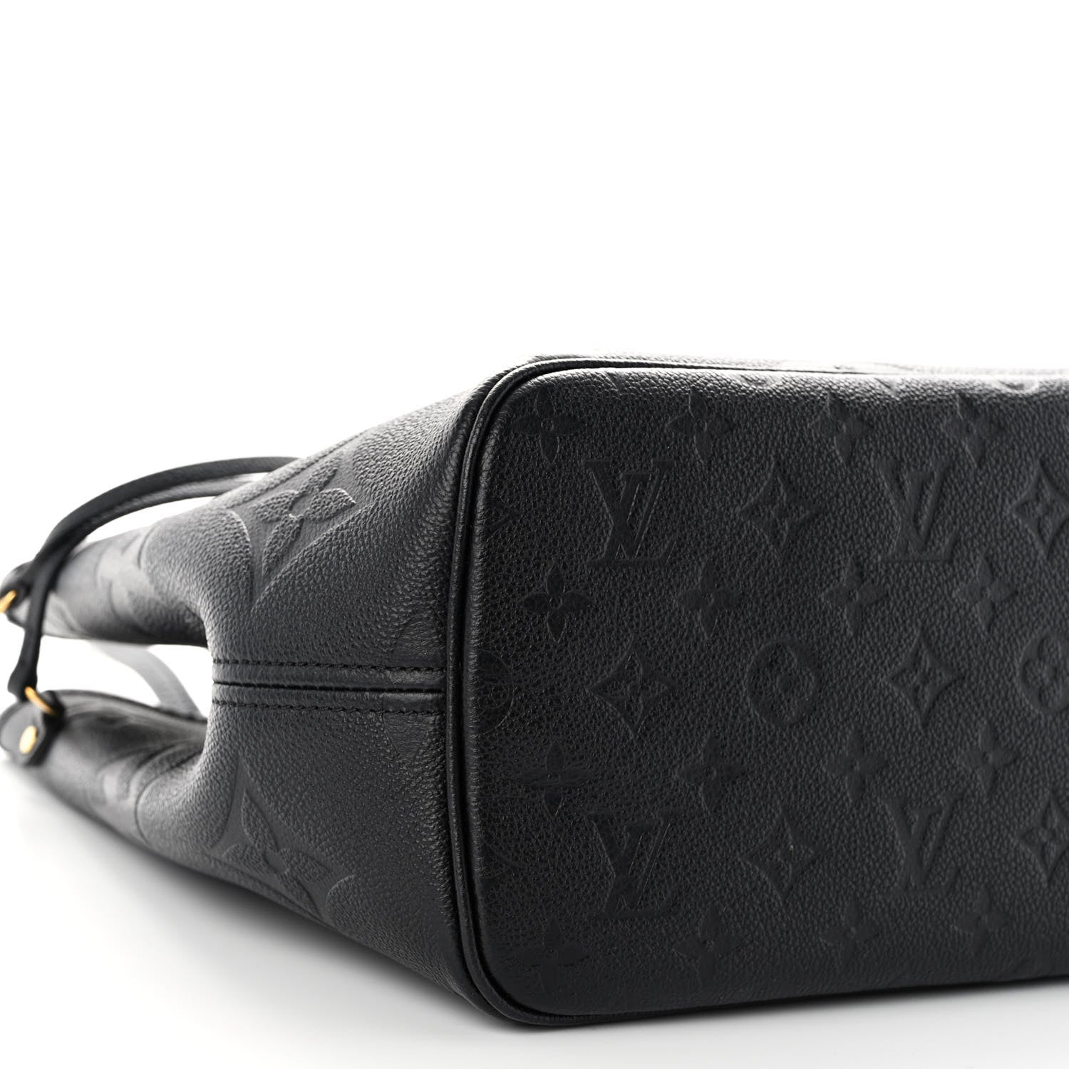 Louis Vuitton Empreinte Monogram Giant Neverfull MM Black 9 of 10