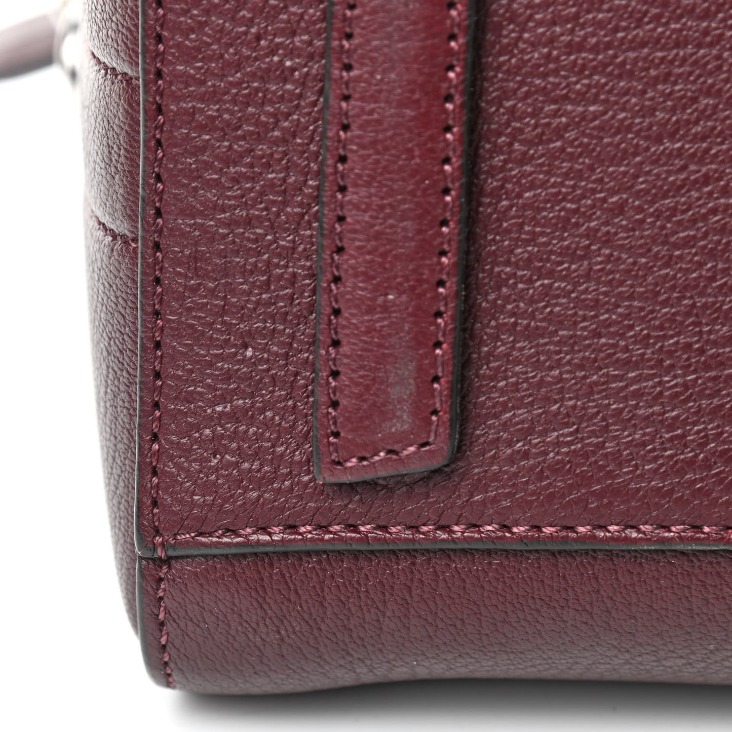 Sugar Goatskin Mini Antigona Aubergine