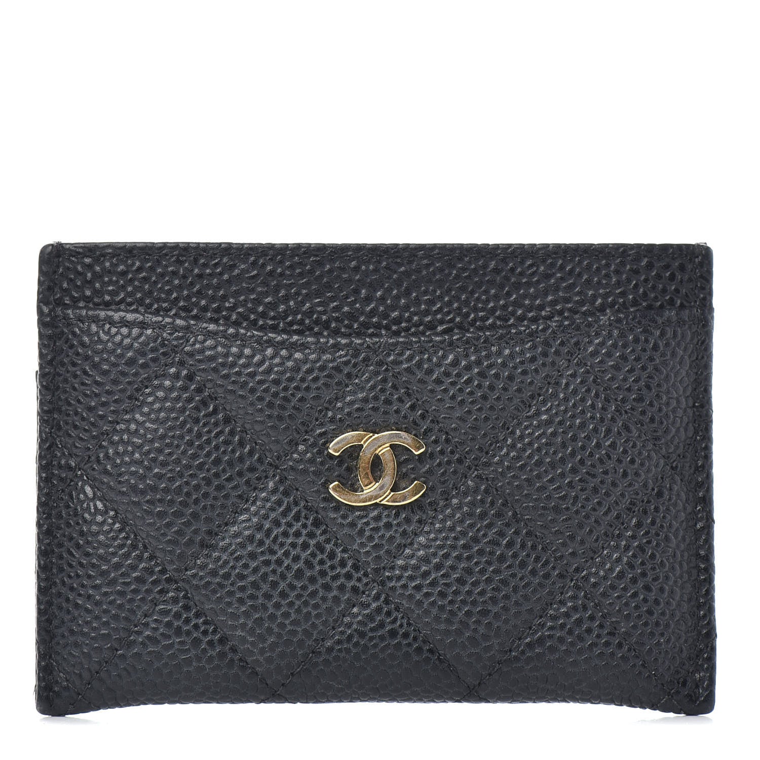 Chanel Caviar Quilted Card Holder Black 1 of 8