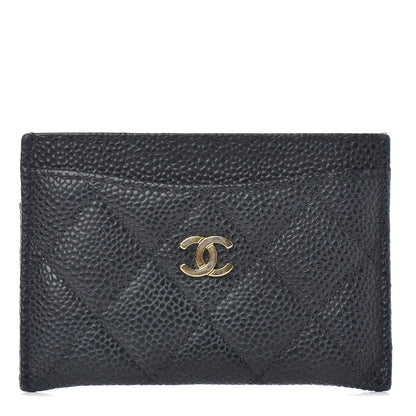 Chanel Caviar Quilted Card Holder Black 1 of 8