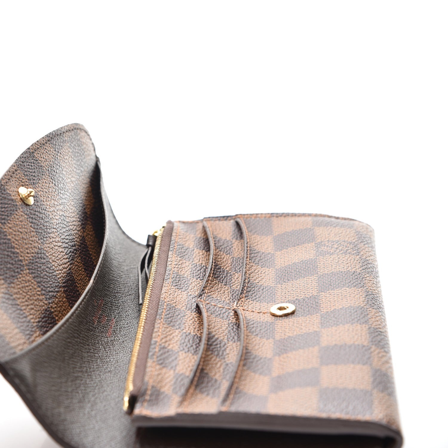 Louis Vuitton Damier Ebene Emilie Wallet 9 of 10