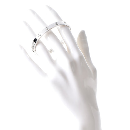 Cartier 18K White Gold LOVE Bracelet 17 2 of 8