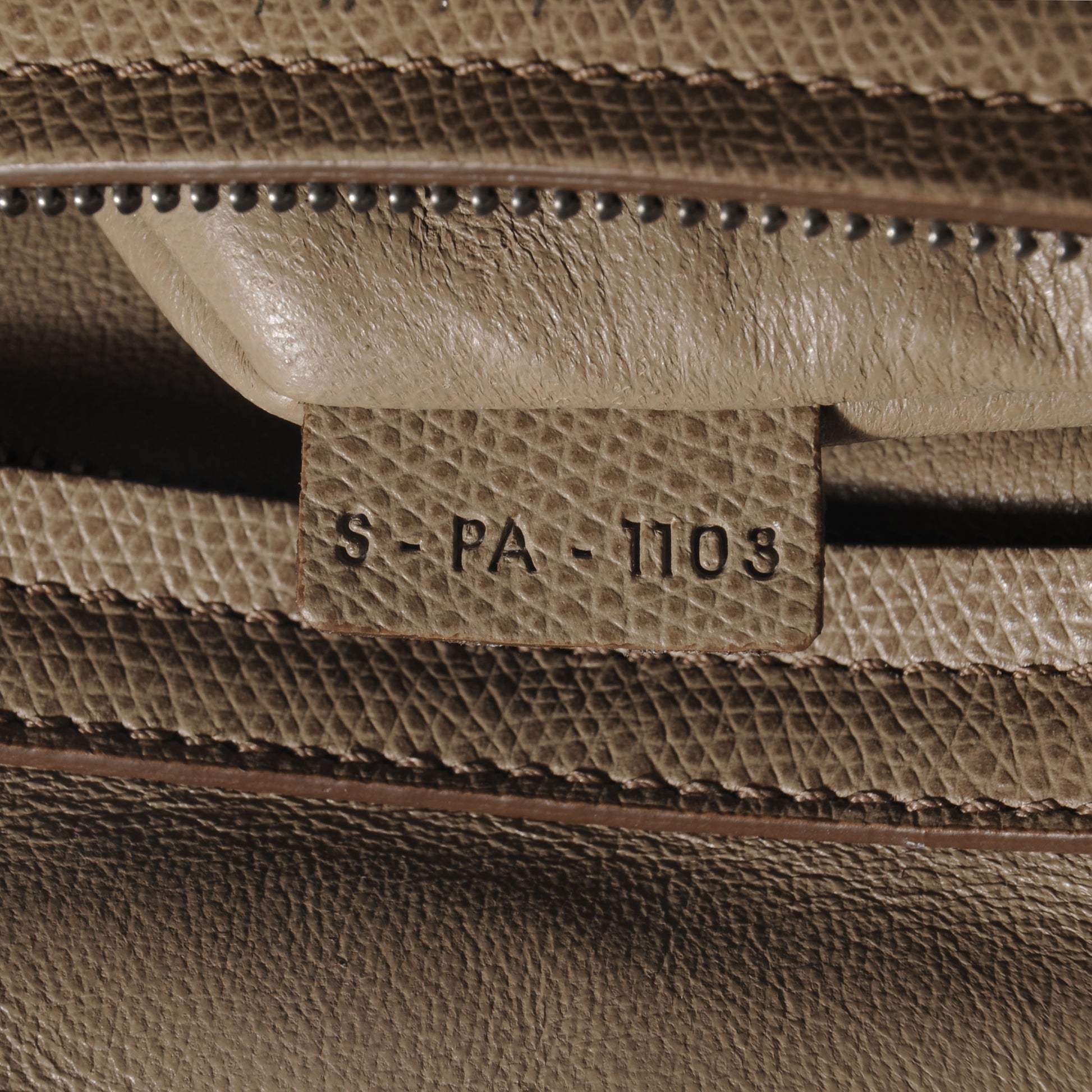 Celine Grainy Calfskin Medium Phantom Luggage Taupe 7 of 9