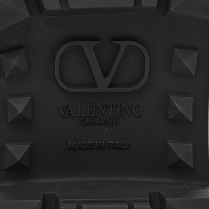 Valentino Garavani Calfskin Roman Stud 20/40mm Combat Boots 40 Black 8 of 10