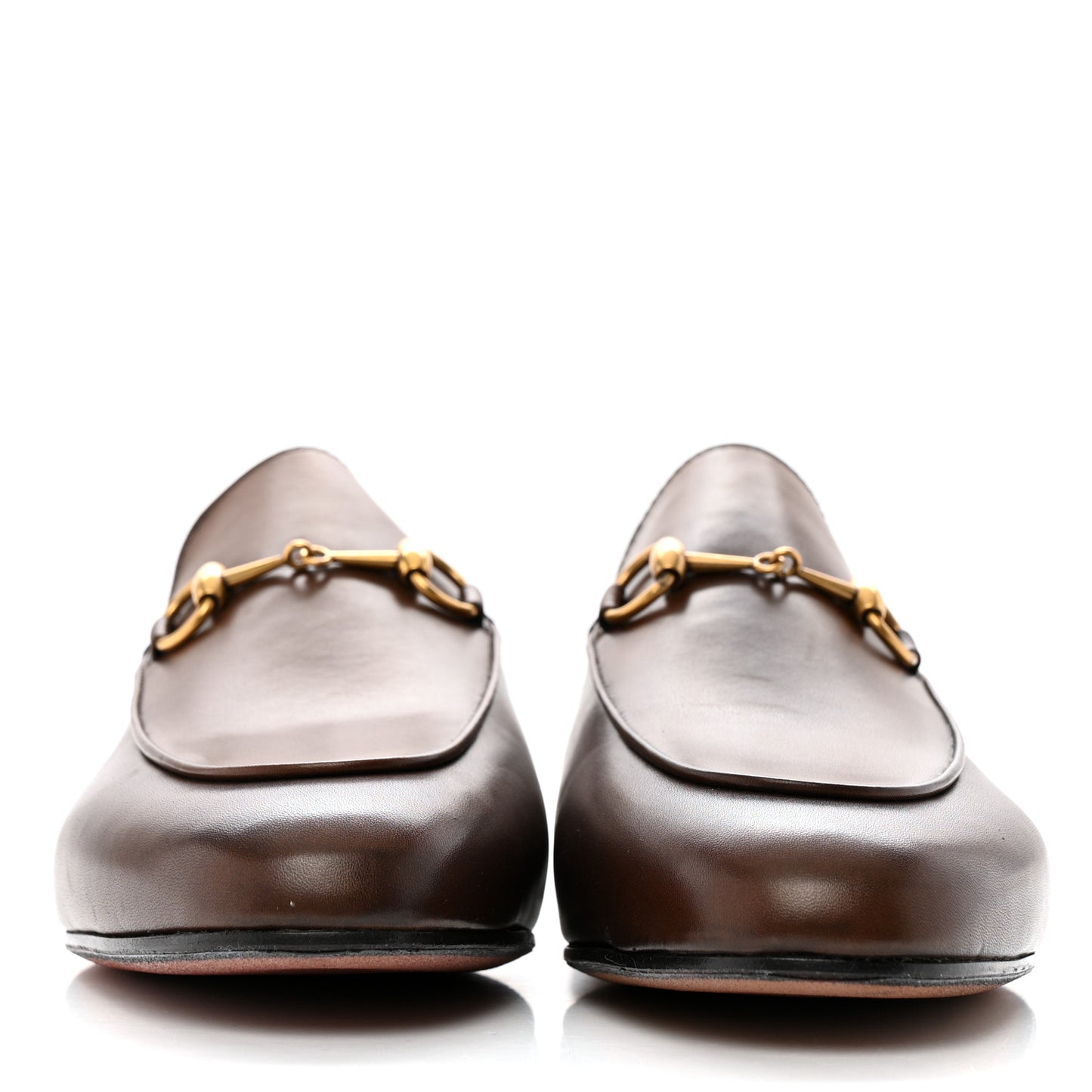 Calfskin Womens Princetown Slippers 38.5 Fondente Brown