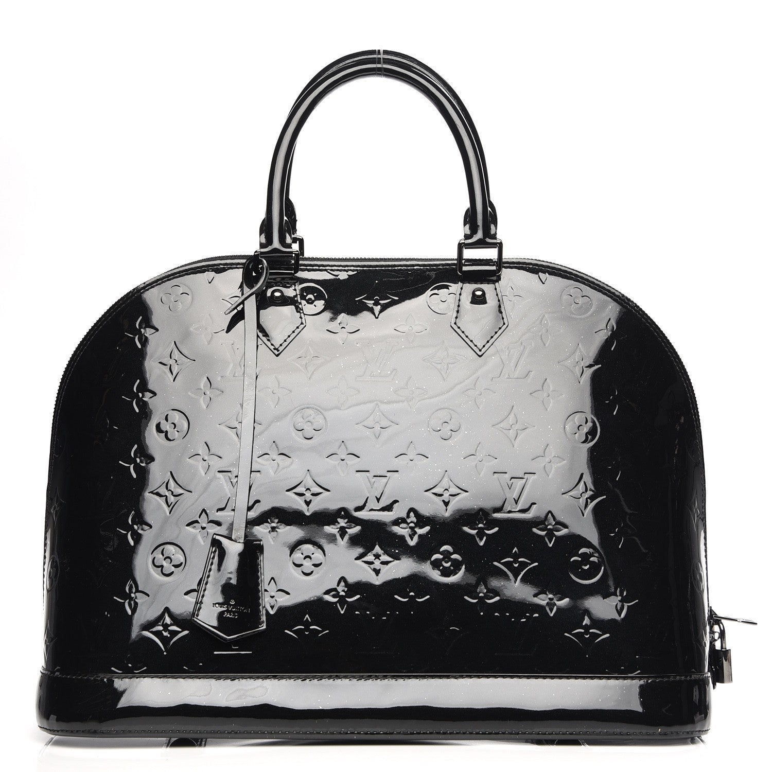 Louis Vuitton Vernis Alma GM Noir Magnetique 2 of 11