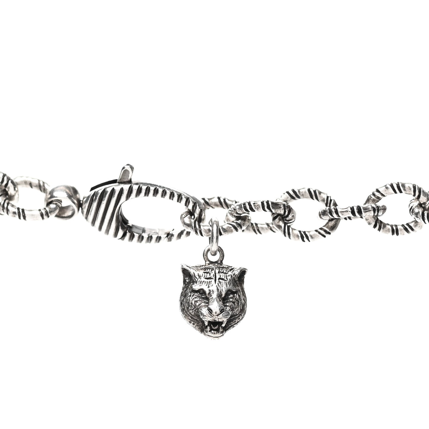 Sterling Silver Double G Marmont Statement Necklace