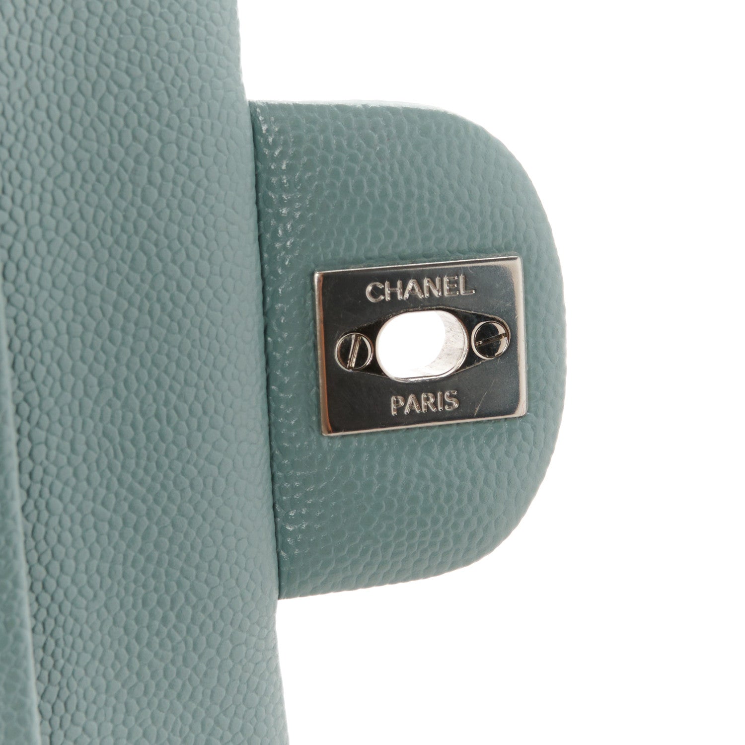 Chanel Caviar Quilted Small Double Flap Light Blue 7 of 12