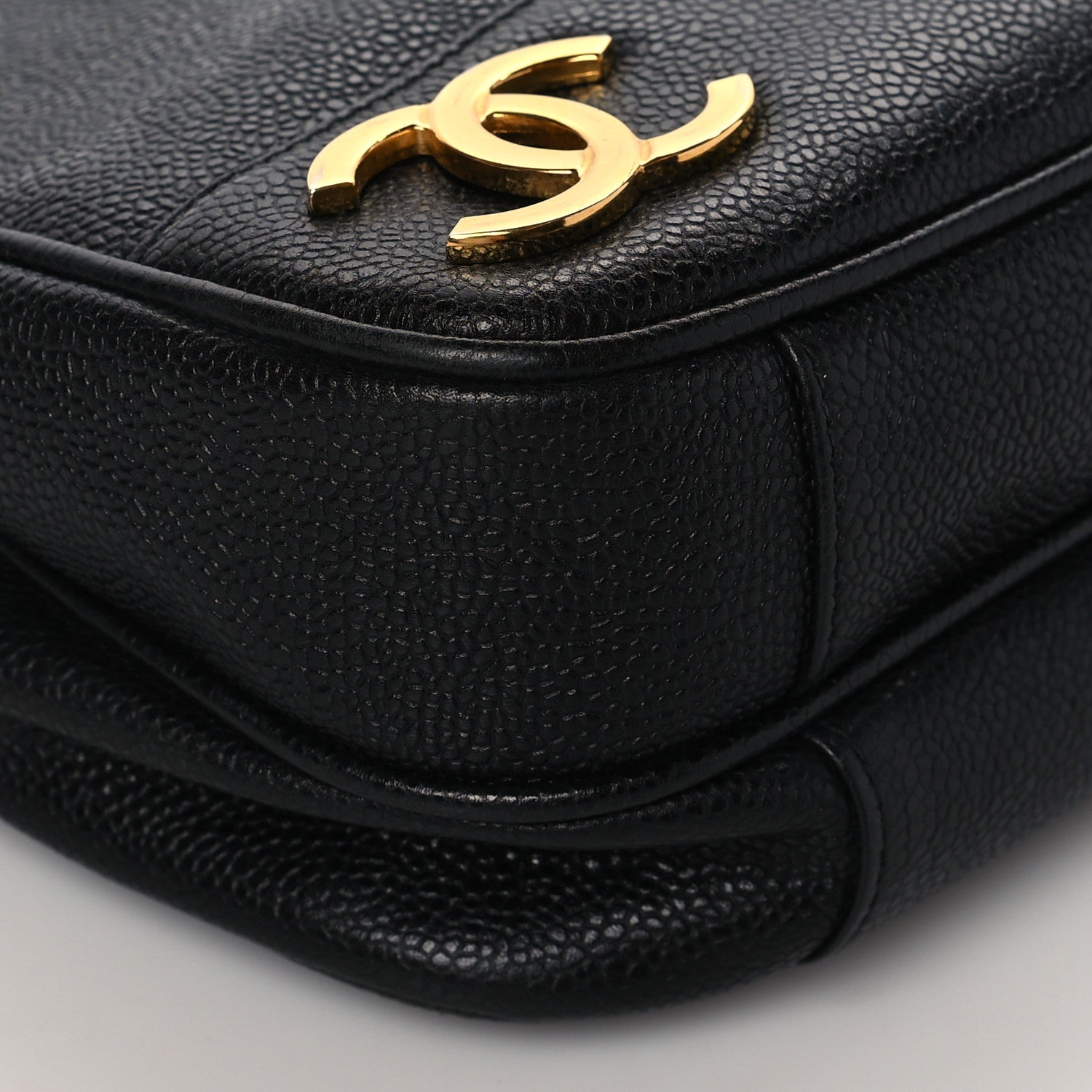 Chanel Caviar CC Shoulder Bag Black 9 of 10