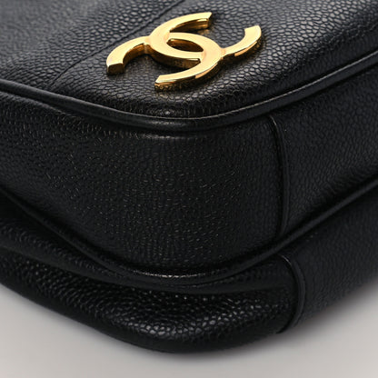 Chanel Caviar CC Shoulder Bag Black 9 of 10