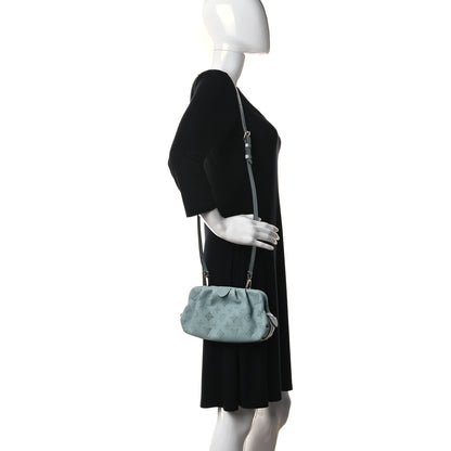 Louis Vuitton Mahina Scala Mini Pouch Vert Lagon 2 of 9
