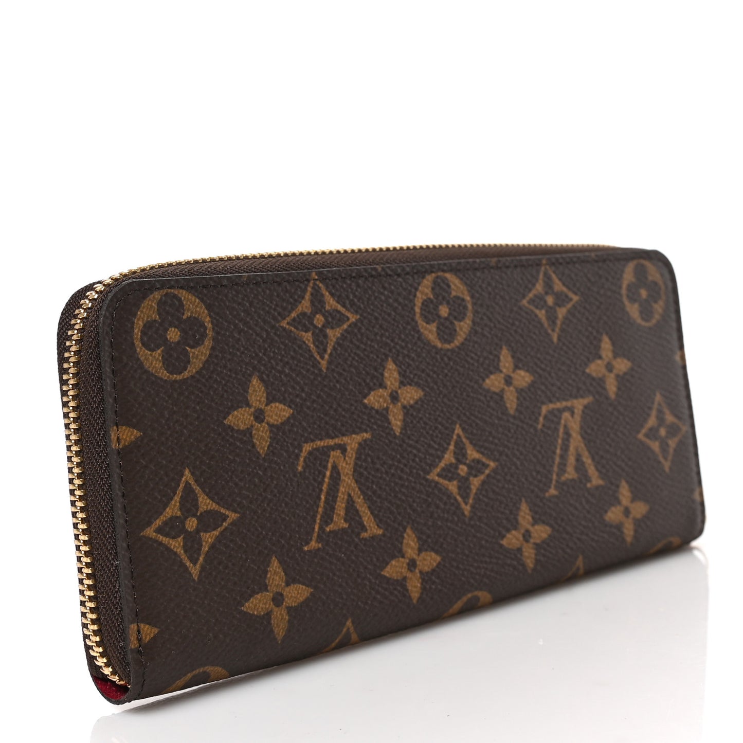 Monogram Clemence Wallet Fuchsia