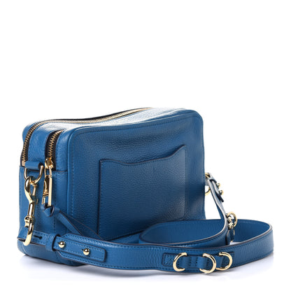Marc Jacobs Supple Natural Grain Calfskin The Softshot 21 Bag Blue Monday 2 of 4