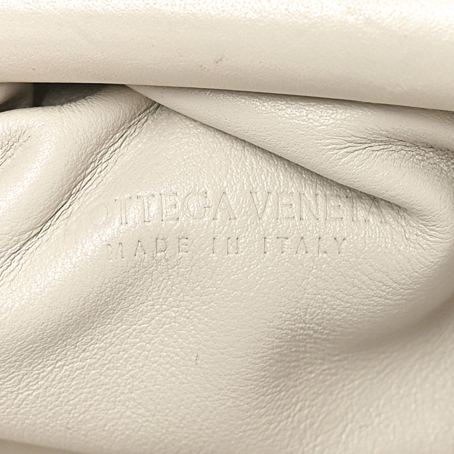 Butter Calfskin The Mini Pouch Chalk