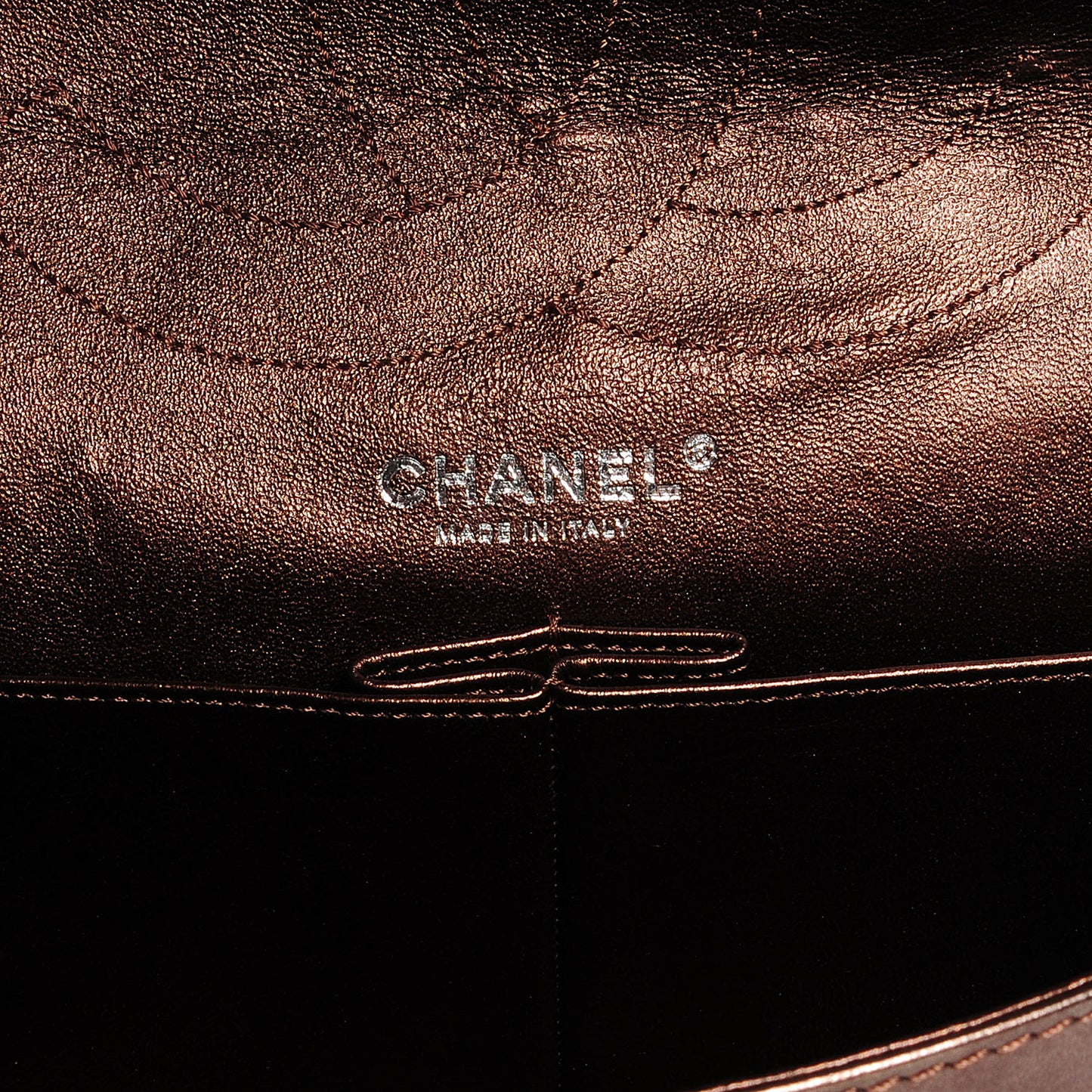 Calfskin 2.55 Reissue 227 Flap Metallic Bronze