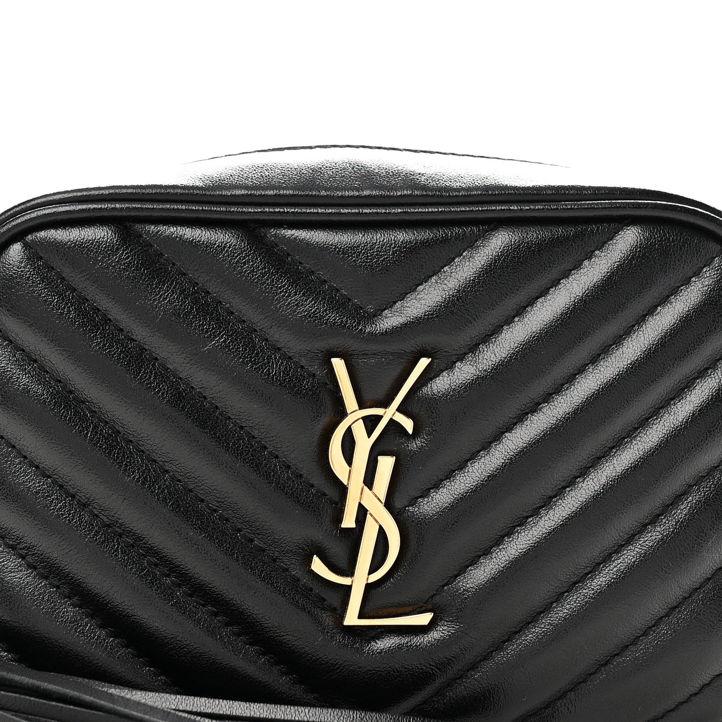 Calfskin Matelasse Monogram Lou Belt Bag Black