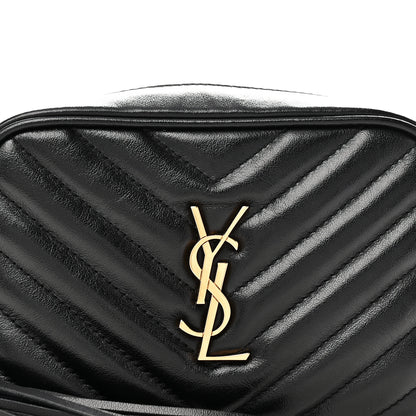 Saint Laurent Calfskin Matelasse Monogram Lou Belt Bag Black 8 of 10