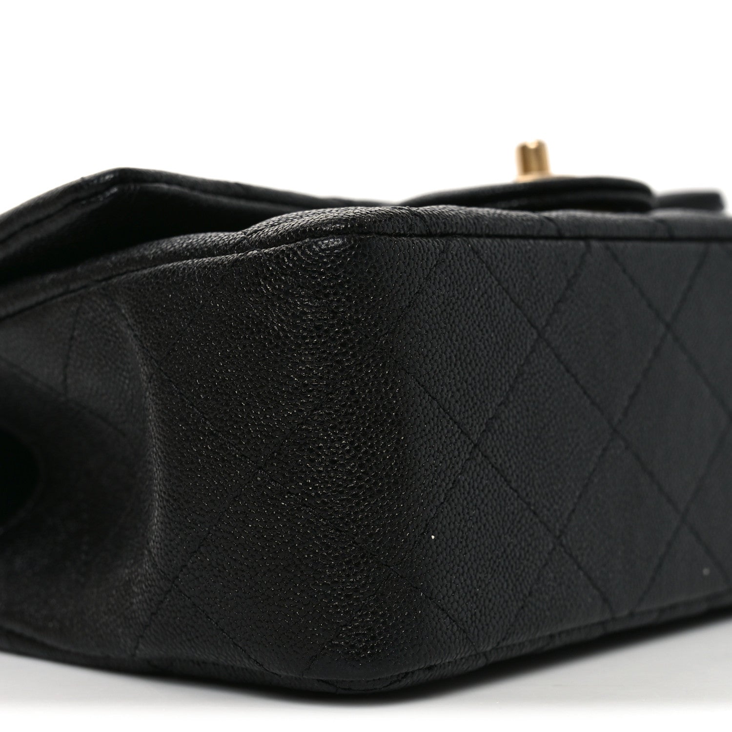 Chanel Caviar Quilted Mini Top Handle Rectangular Flap Black 9 of 11