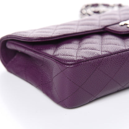 Chanel Caviar Quilted East West Flap Purple 8 of 10