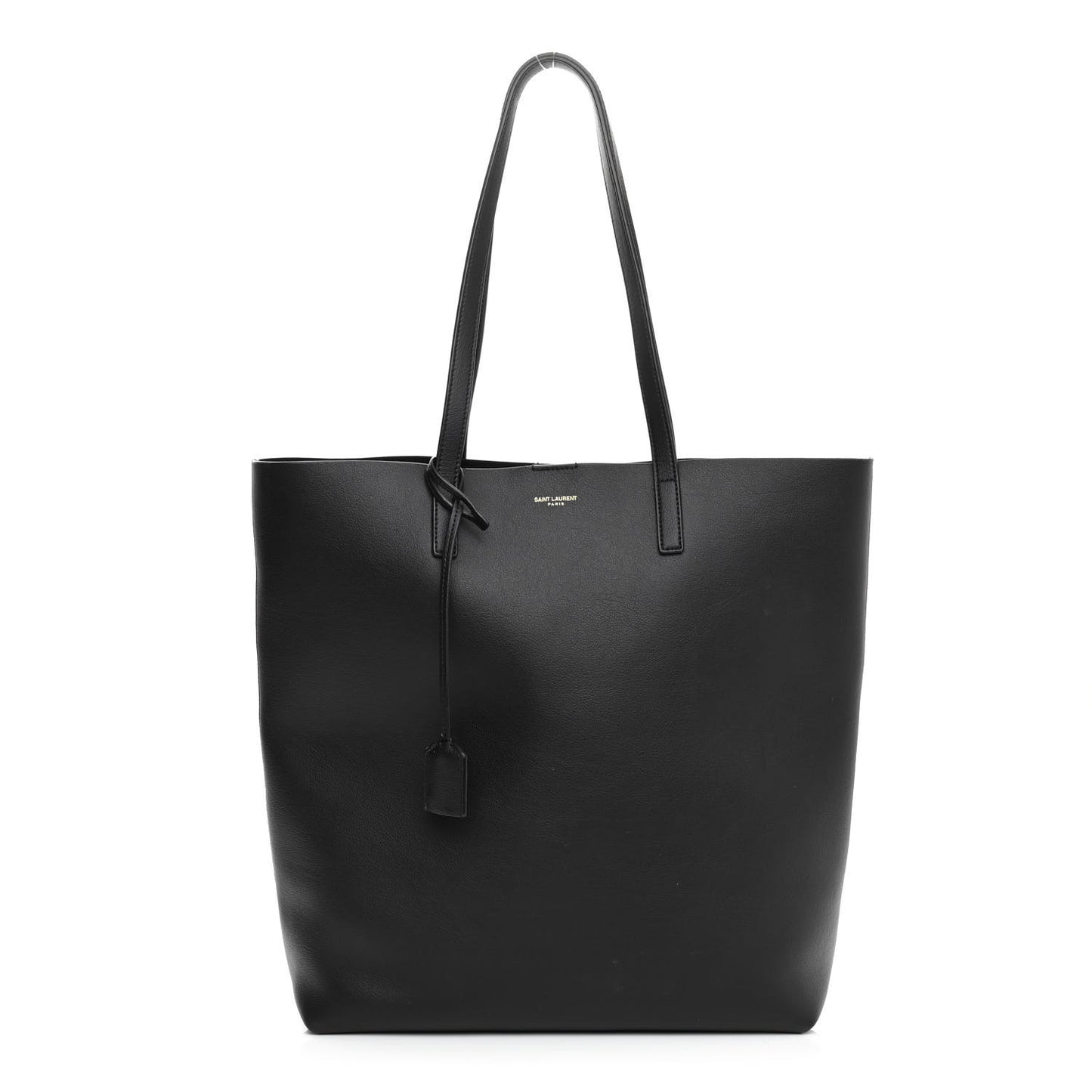 Calfskin North-South Shopping Tote Black