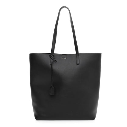 Saint Laurent Calfskin North-South Shopping Tote Black 3 of 12
