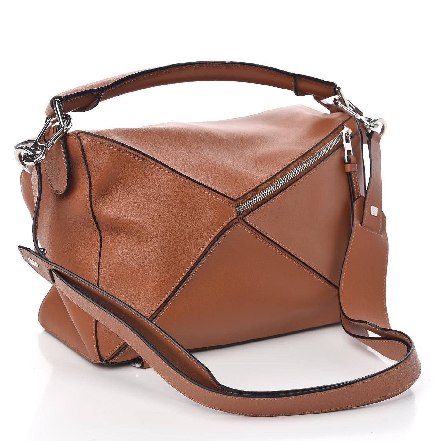 Calfskin Puzzle Bag Tan