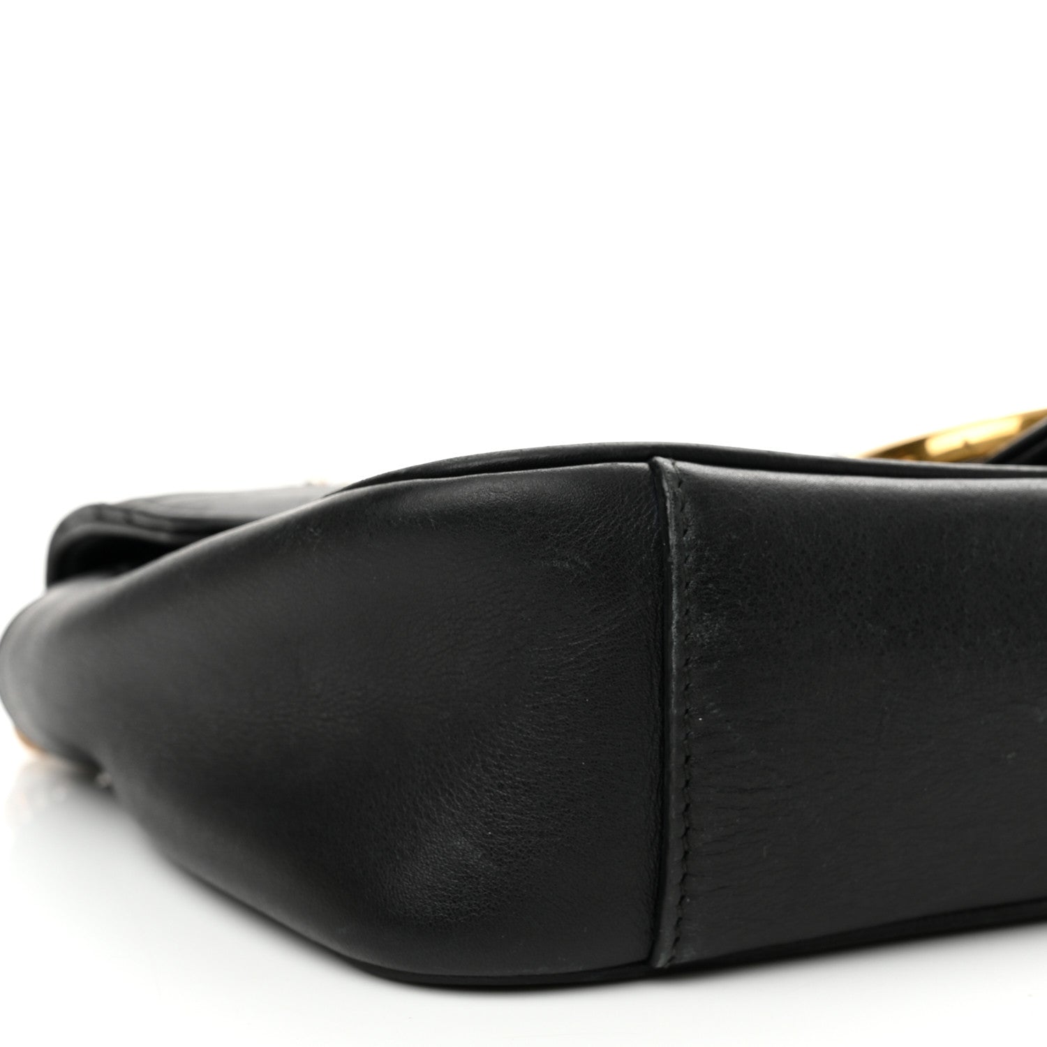 Gucci Calfskin Matelasse Small GG Marmont Shoulder Bag Black 8 of 10