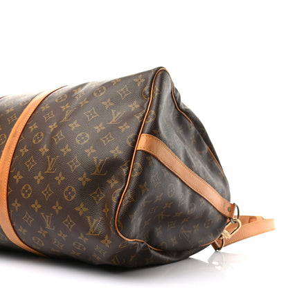 Louis Vuitton Monogram Keepall Bandouliere 55 9 of 11