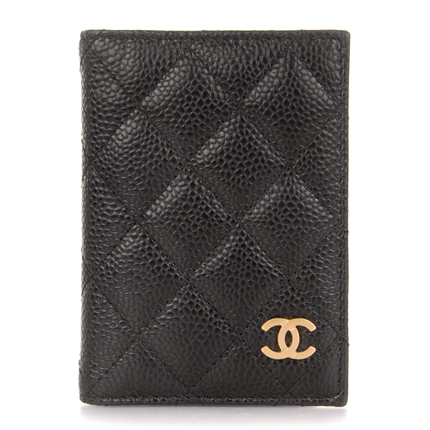 Chanel Caviar Quilted Card Holder Wallet Black 1 of 7