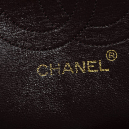 Chanel Lambskin Quilted Medium Double Flap Black 6 of 10