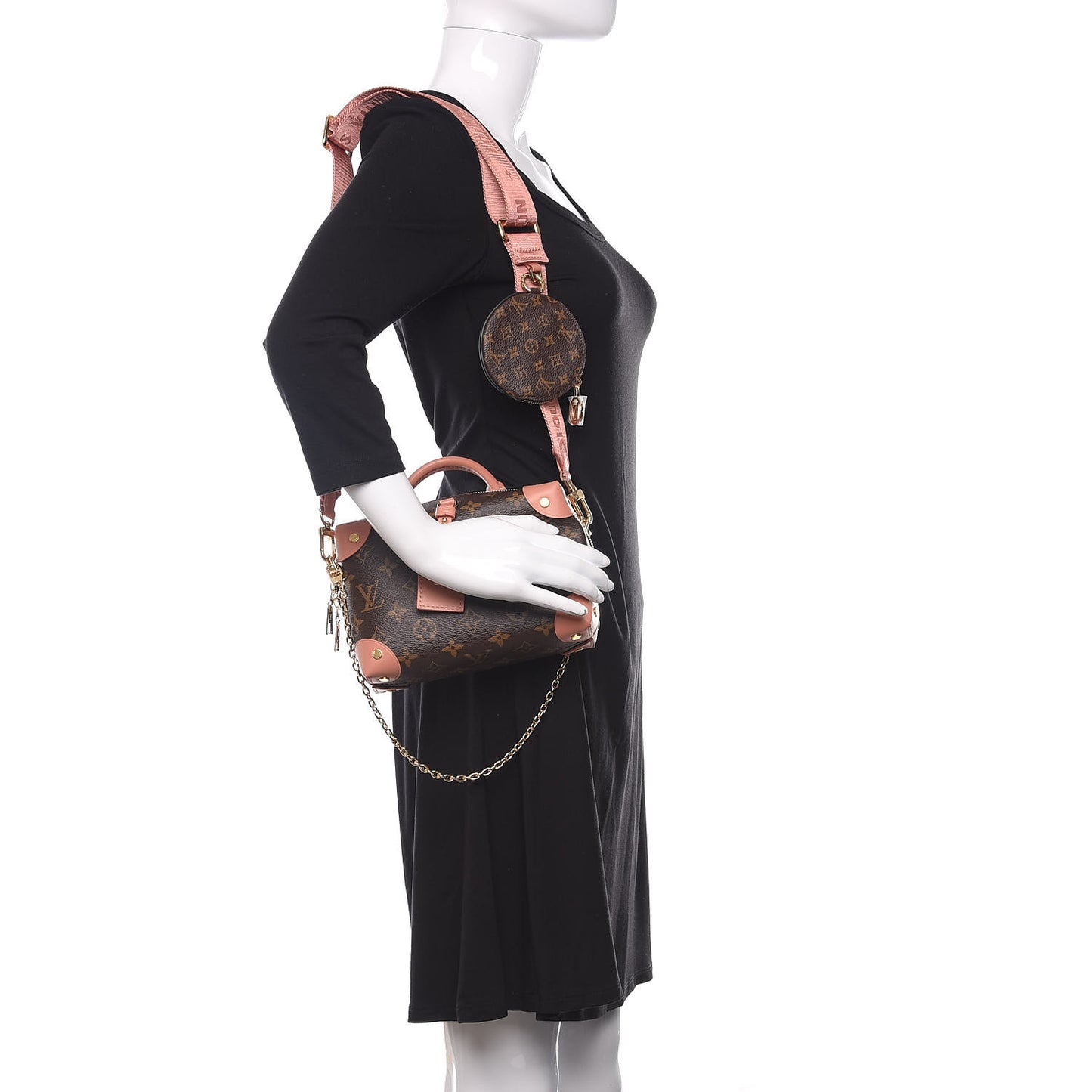 Monogram Petite Malle Souple Peach