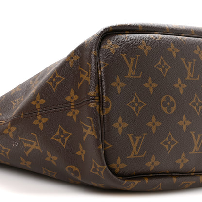 Louis Vuitton Monogram Calfskin Neo Neverfull Inside Out MM Tan 15 of 18