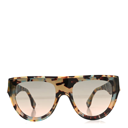Fendi Acetate Shield Sunglasses FE40150I Blue Tortoise 2 of 7