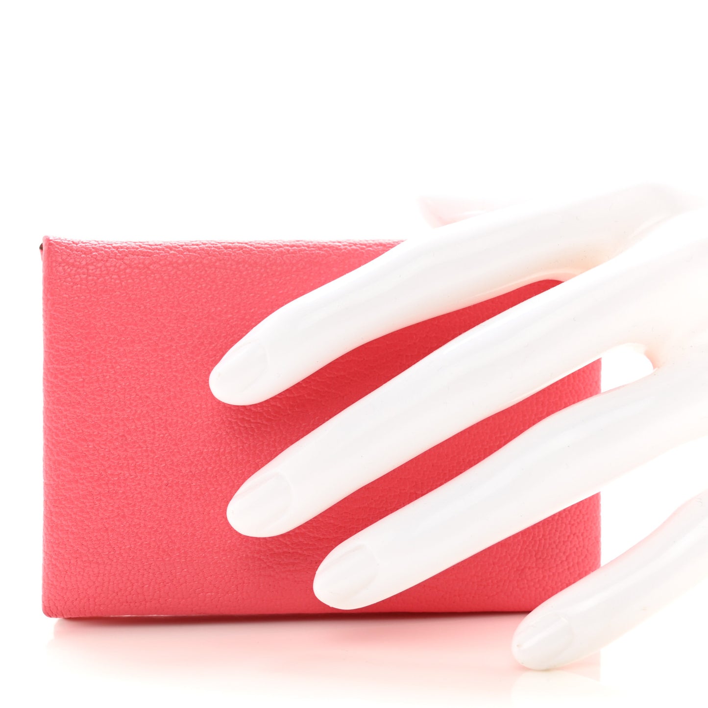 Chevre Mysore Calvi Card Case Rose Lipstick