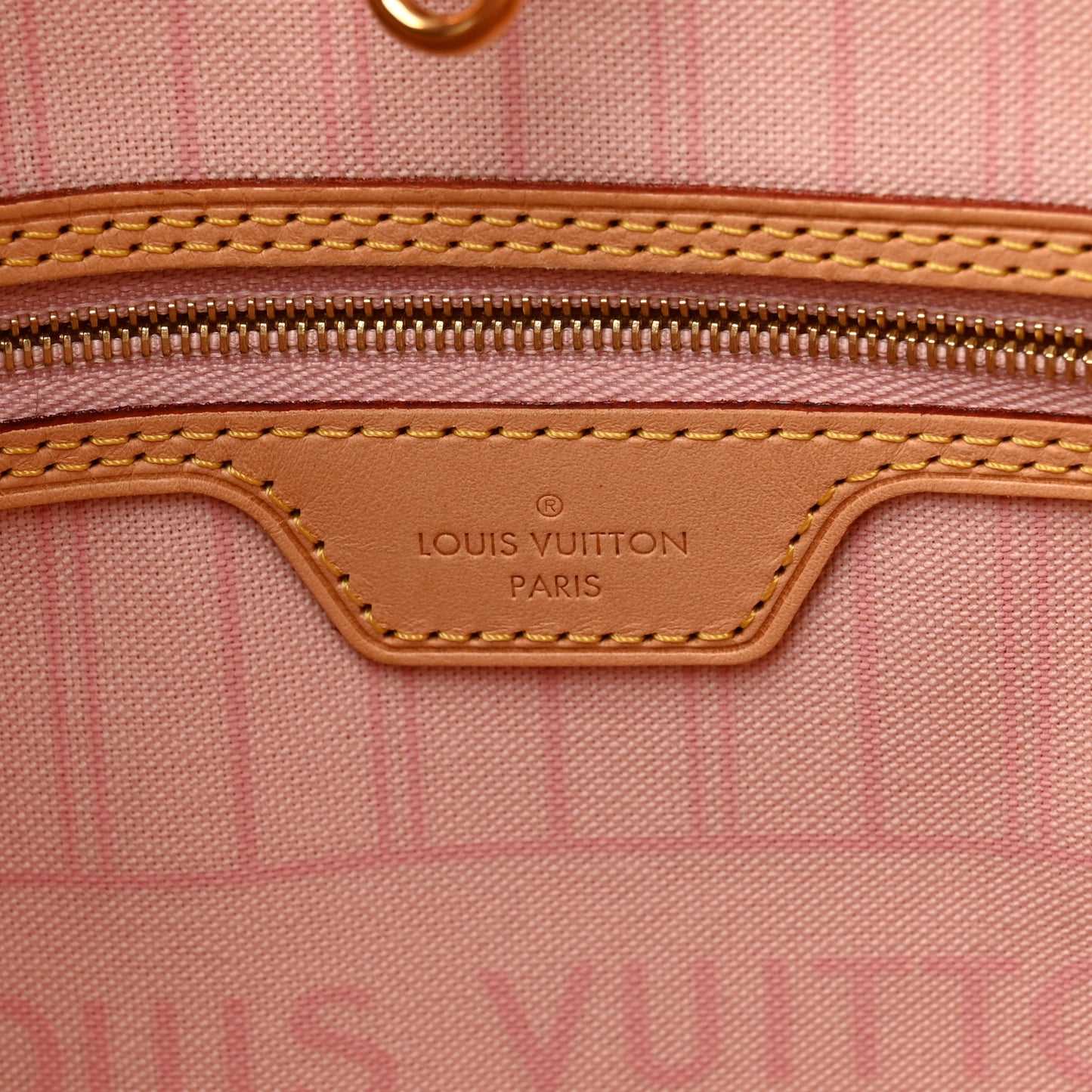 Damier Azur Neo Neverfull MM Rose Ballerine
