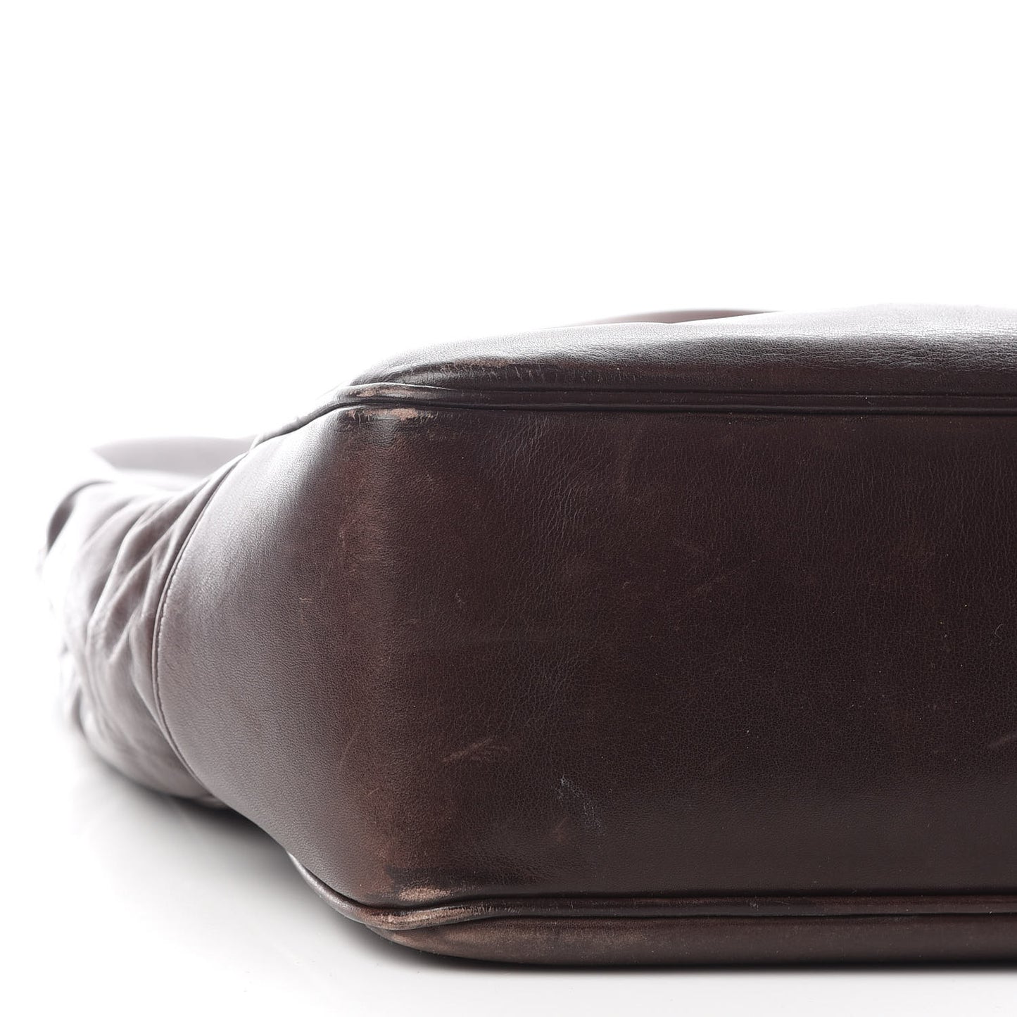 Lambskin CC Shoulder Bag Brown