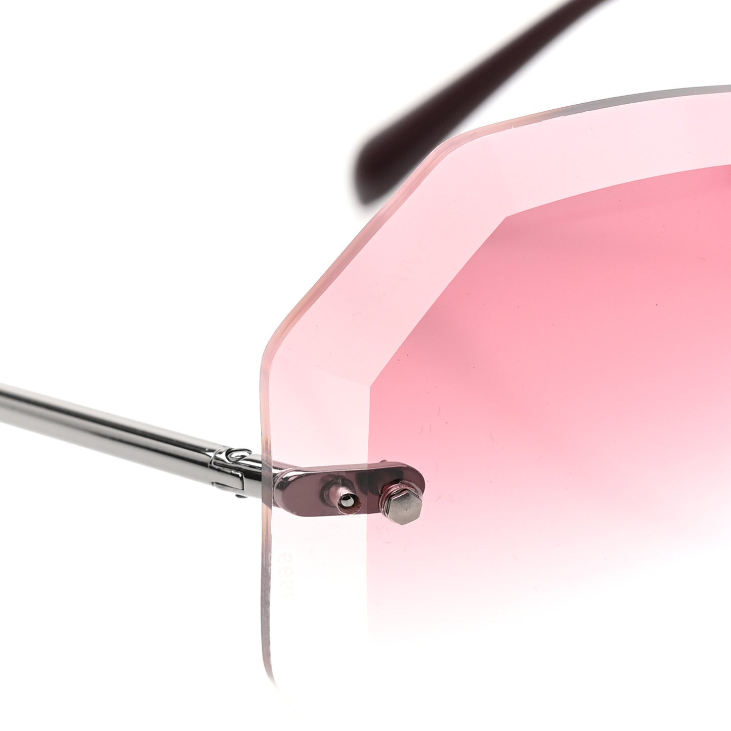 Metal Spring Round Sunglasses 4220 Pink