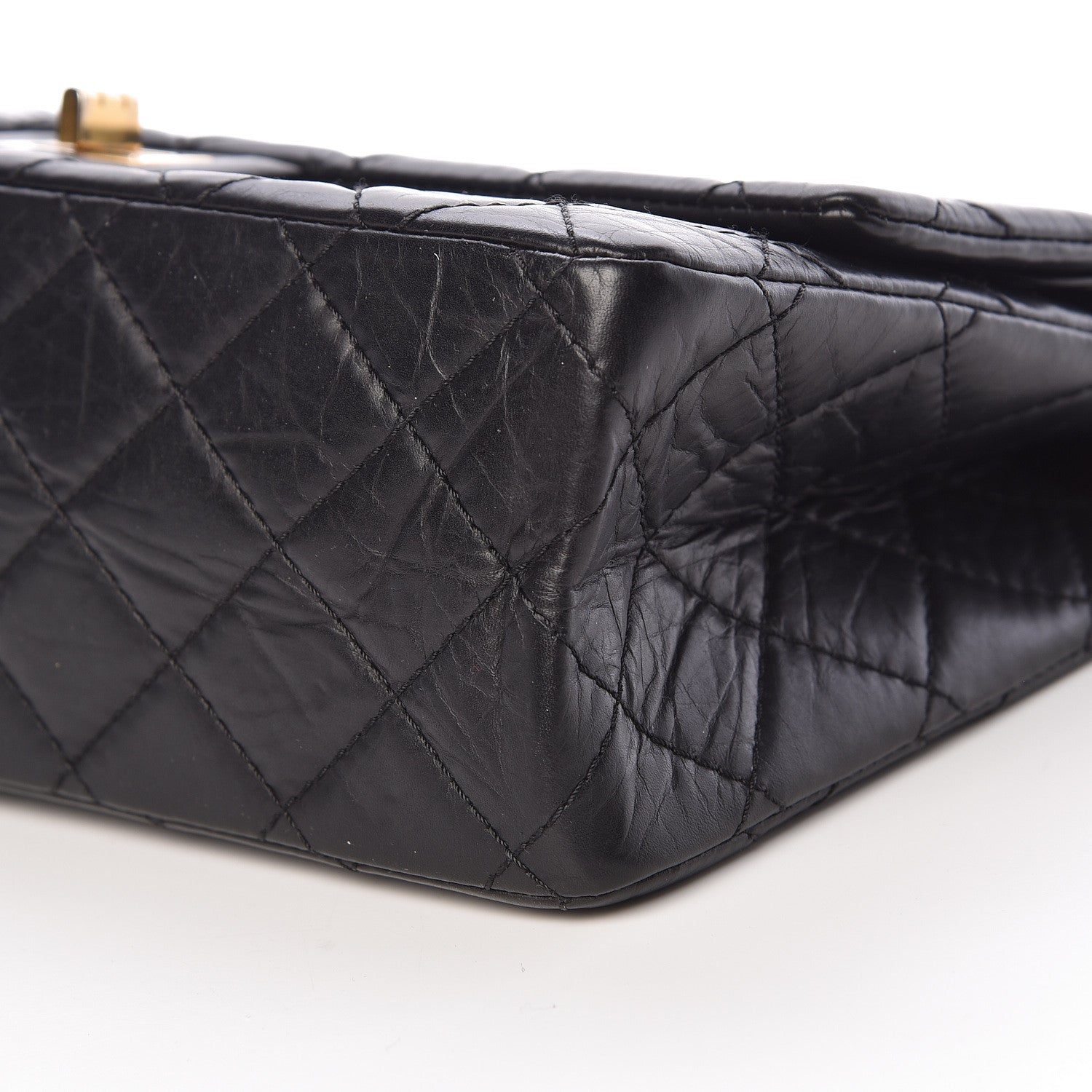 Chanel Aged Calfskin Quilted 2.55 Reissue 226 Flap Black 9 of 11