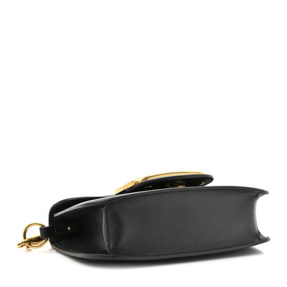 Valentino Garavani Calfskin Vlogo Small Loco Shoulder Bag Black 4 of 10