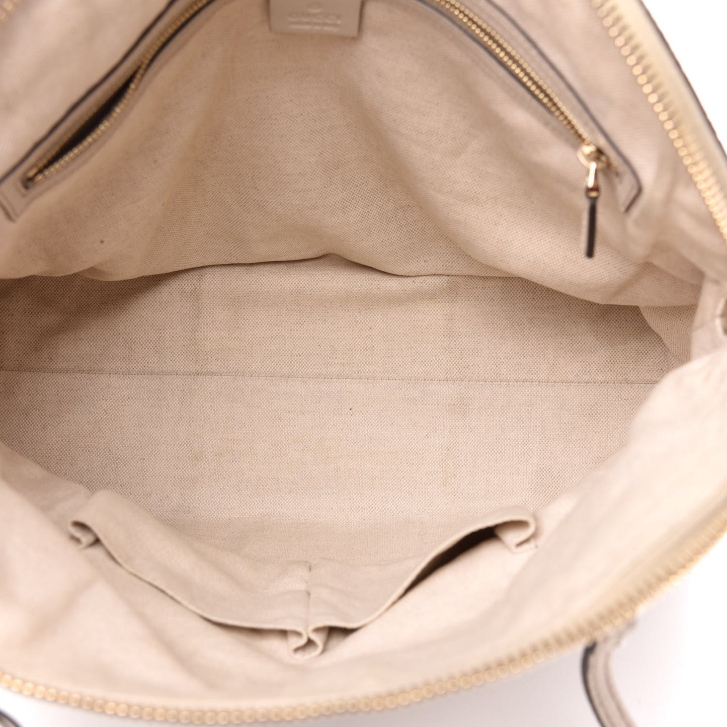 Guccissima Medium Bree Shoulder Bag Off White