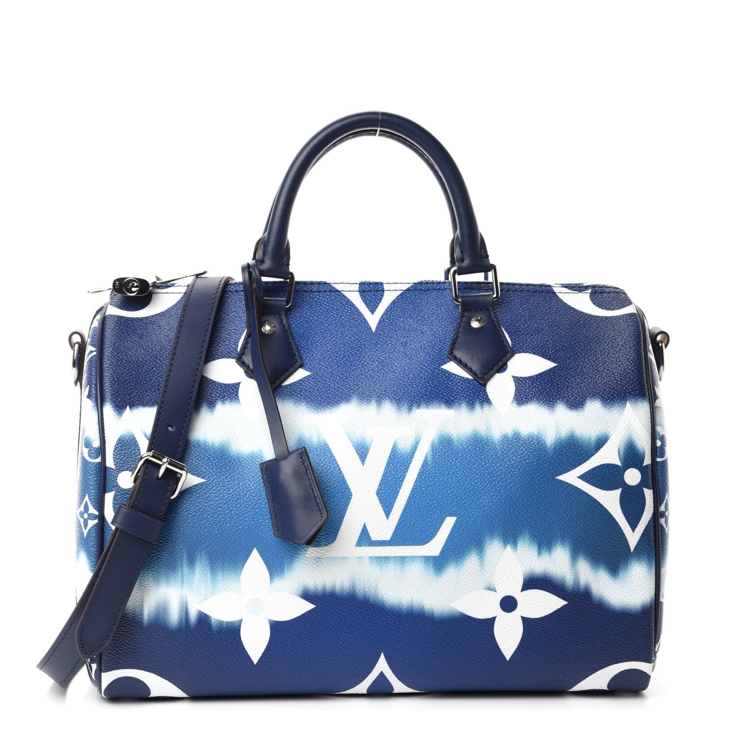 Louis Vuitton Monogram Escale Speedy Bandouliere 30 Blue 1 of 10