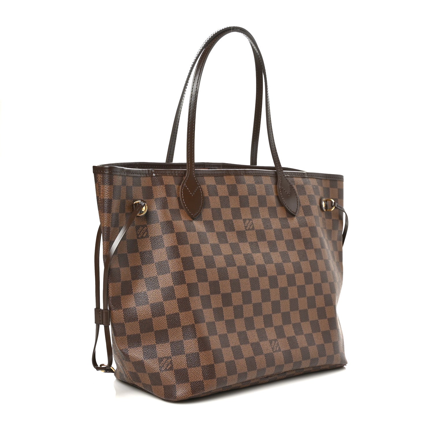 Louis Vuitton Damier Ebene Neo Neverfull MM Rose Ballerine 3 of 6
