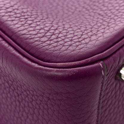 Hermes Taurillon Clemence Mini Lindy 20 Anemone 12 of 13