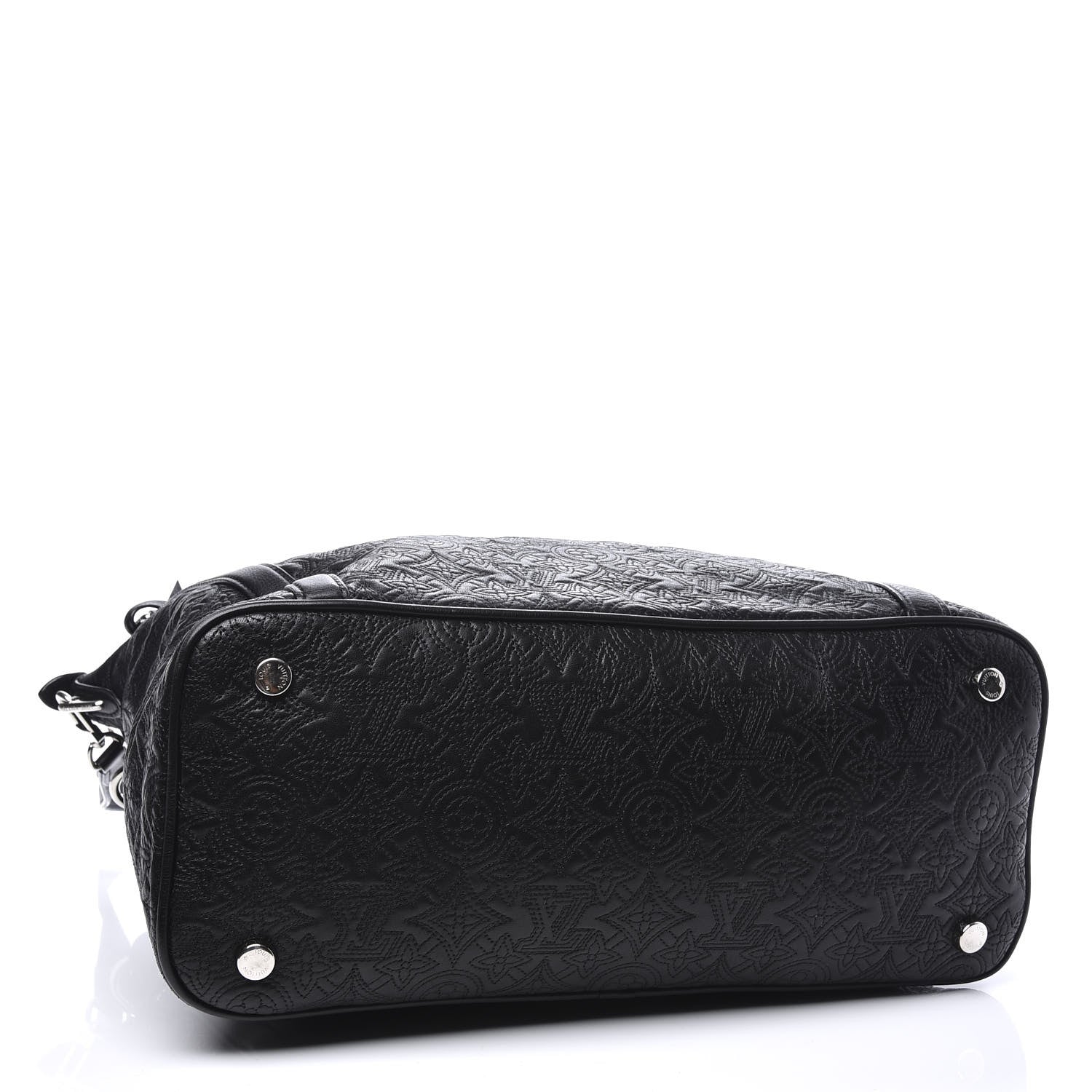 Louis Vuitton Monogram Lambskin Antheia Ixia MM Black 3 of 13
